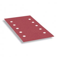 Sheets VC 153, velour backed P40 115 230 mm punched 2 x 5 side holes 