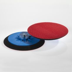 Accessories VEL-backing pad-J, bevel.edge, f.orbitals. P 147 mm with 5/16" UNF external thread 
